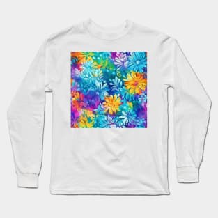 Rainbow flowers Long Sleeve T-Shirt